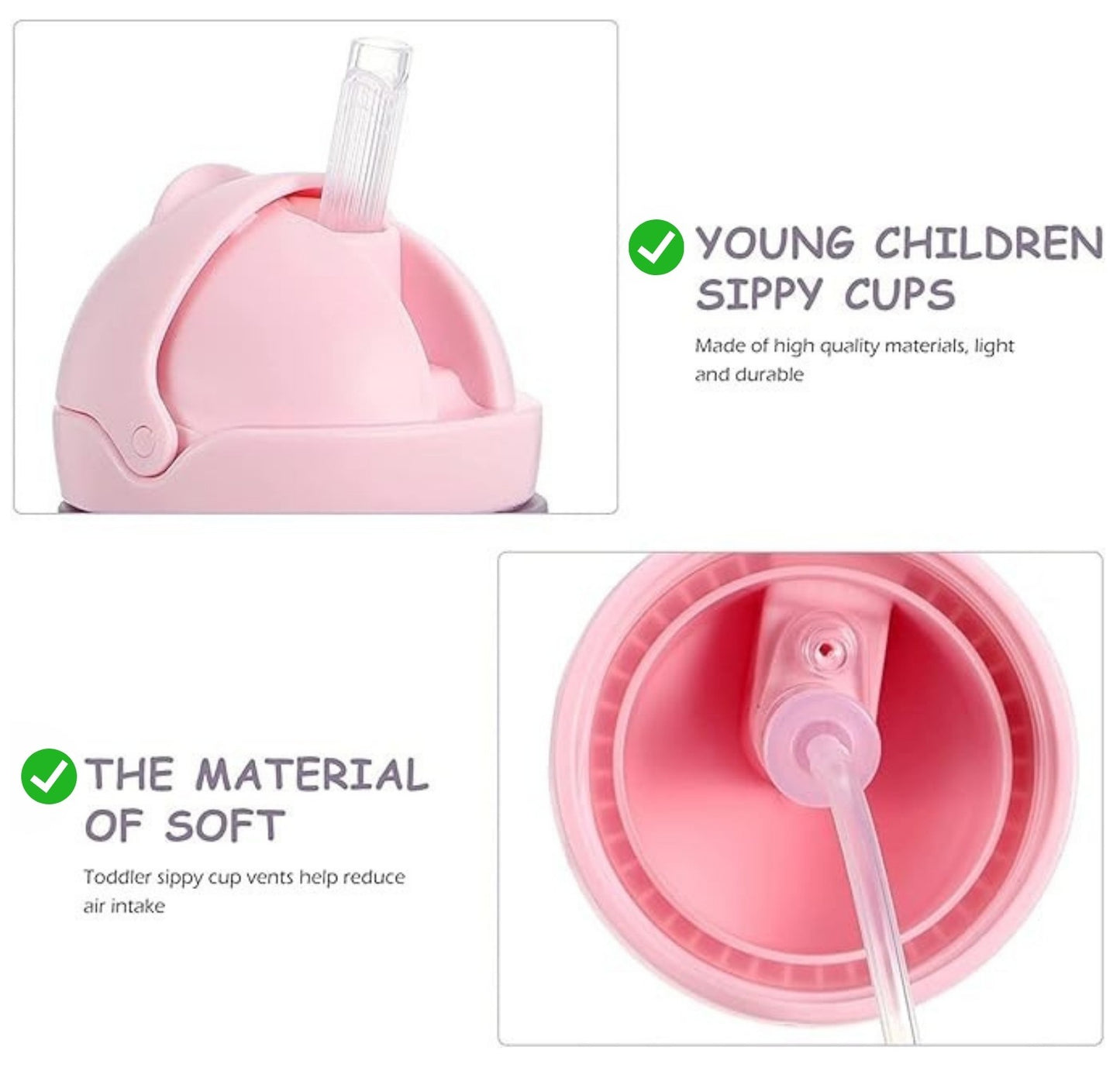 MADCare Cute Cartoon Sipper + Free Bottle Brush
